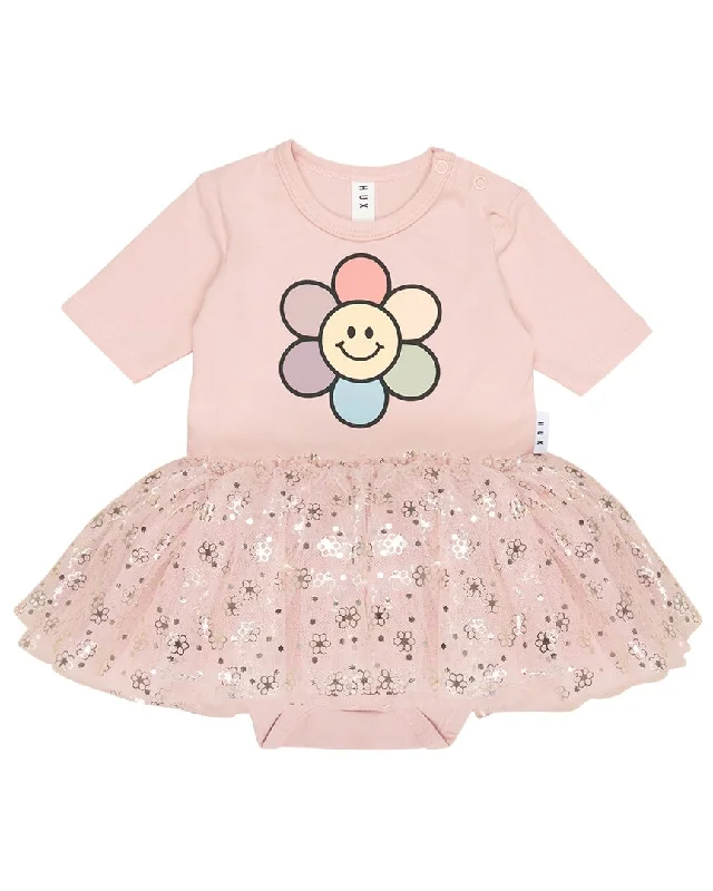 huxbaby Daisy Ballet Onesie Dress