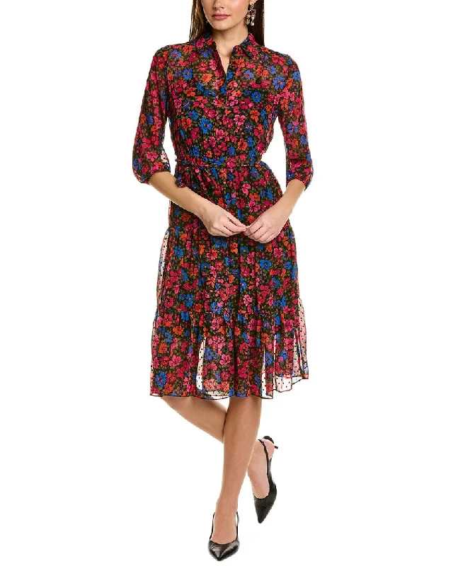 Nanette Nanette Lepore Swiss Dot Shirtdress