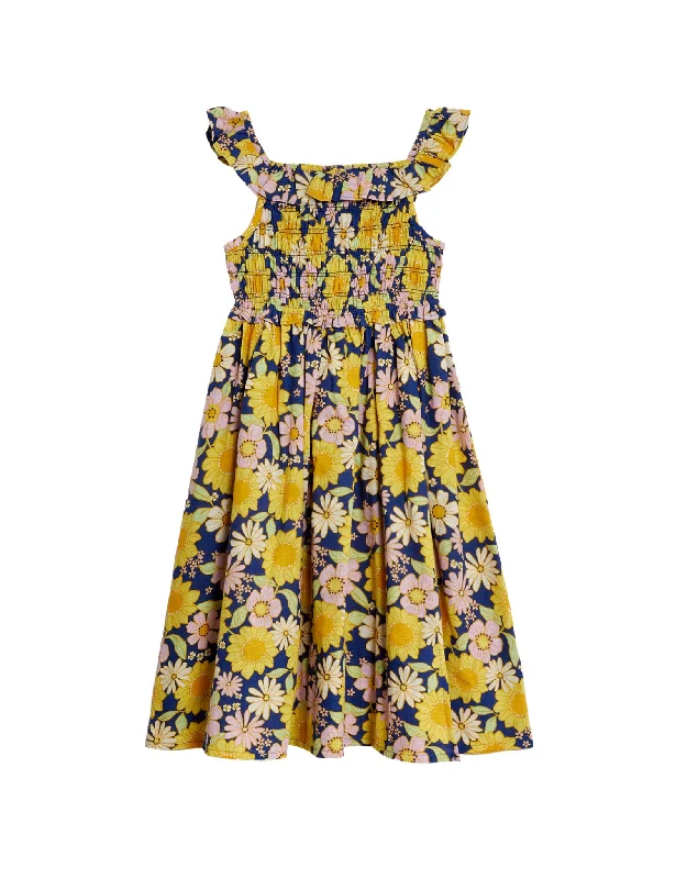 Pure Cotton Floral Midi Dress