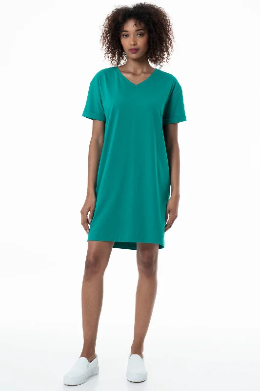 T-Shirt Dress _ 153675 _ Green