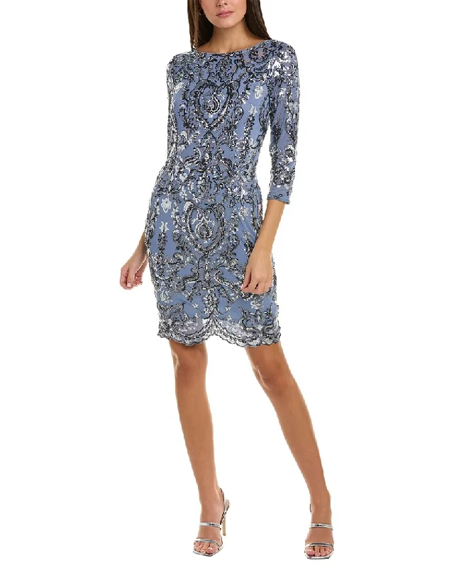 Adrianna Papell Sequin Sheath Dress