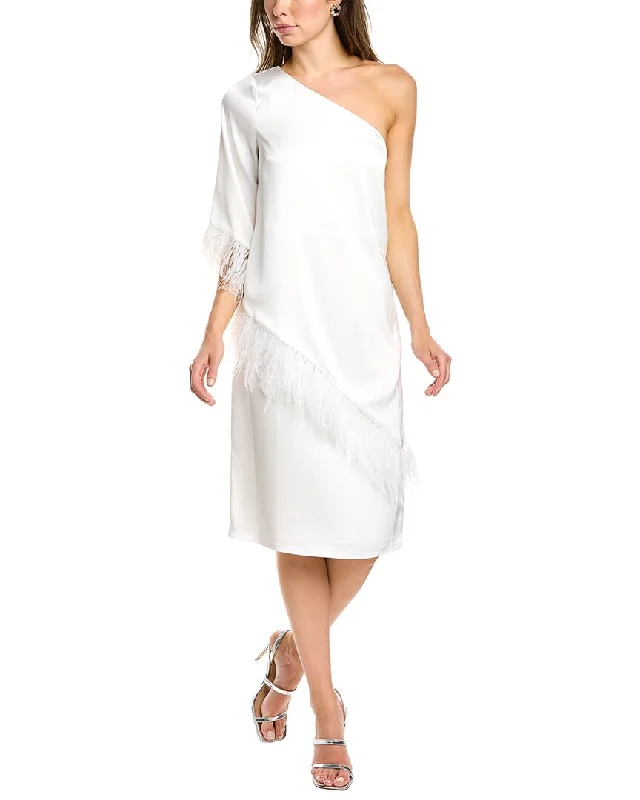 Aidan Mattox One-Shoulder Cocktail Dress