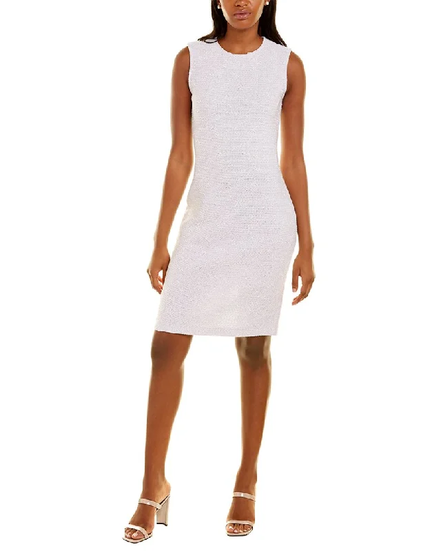 St. John Float Knit Sheath Dress