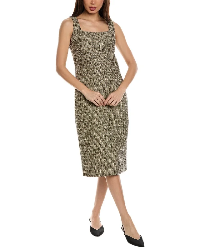 St. John Tweed Sheath Dress