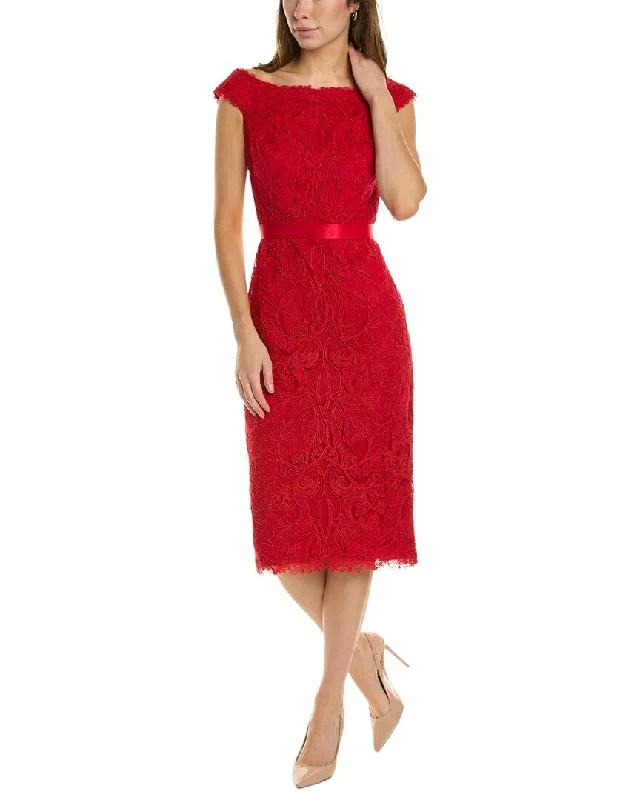 Tadashi Shoji Embroidered Sheath Dress