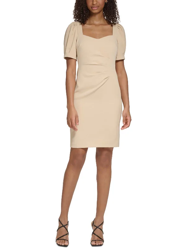 Womens Work Short Sheath Dress