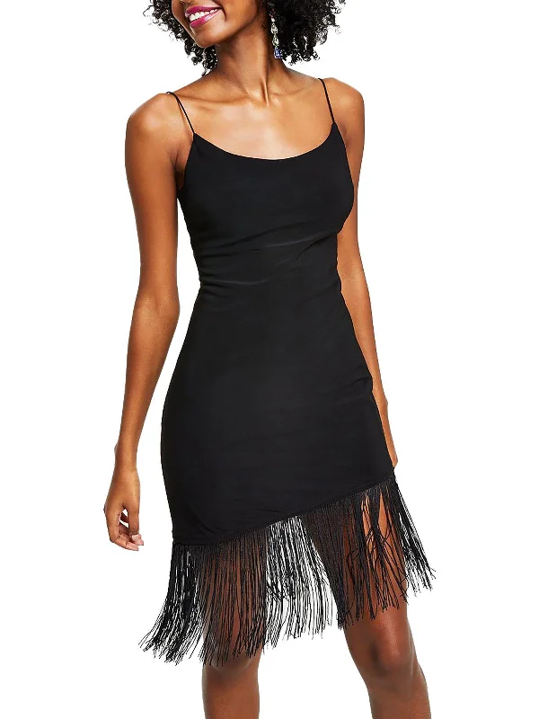 Juniors Womens Tight Mini Bodycon Dress