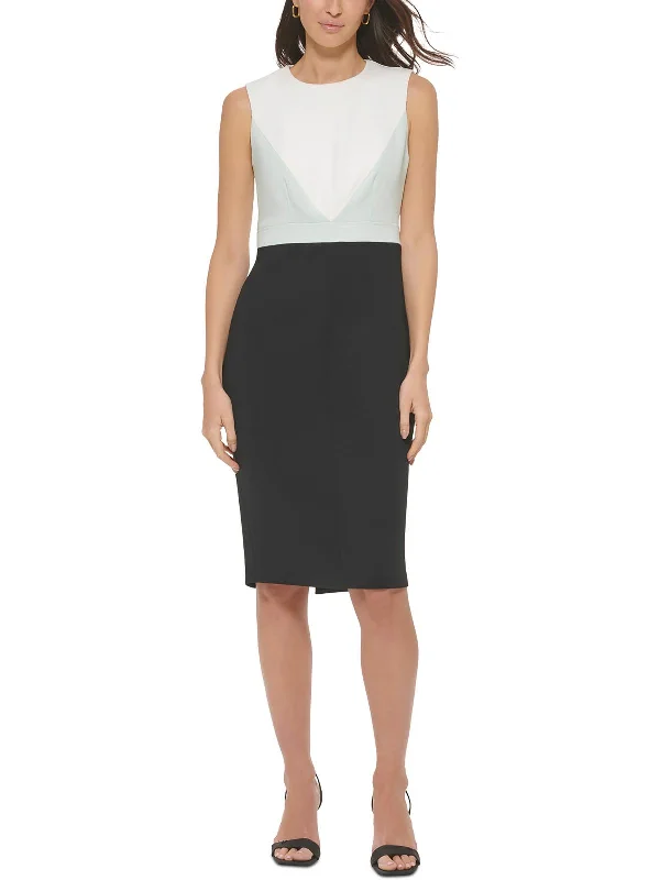 Womens Office Career Sheath Dress