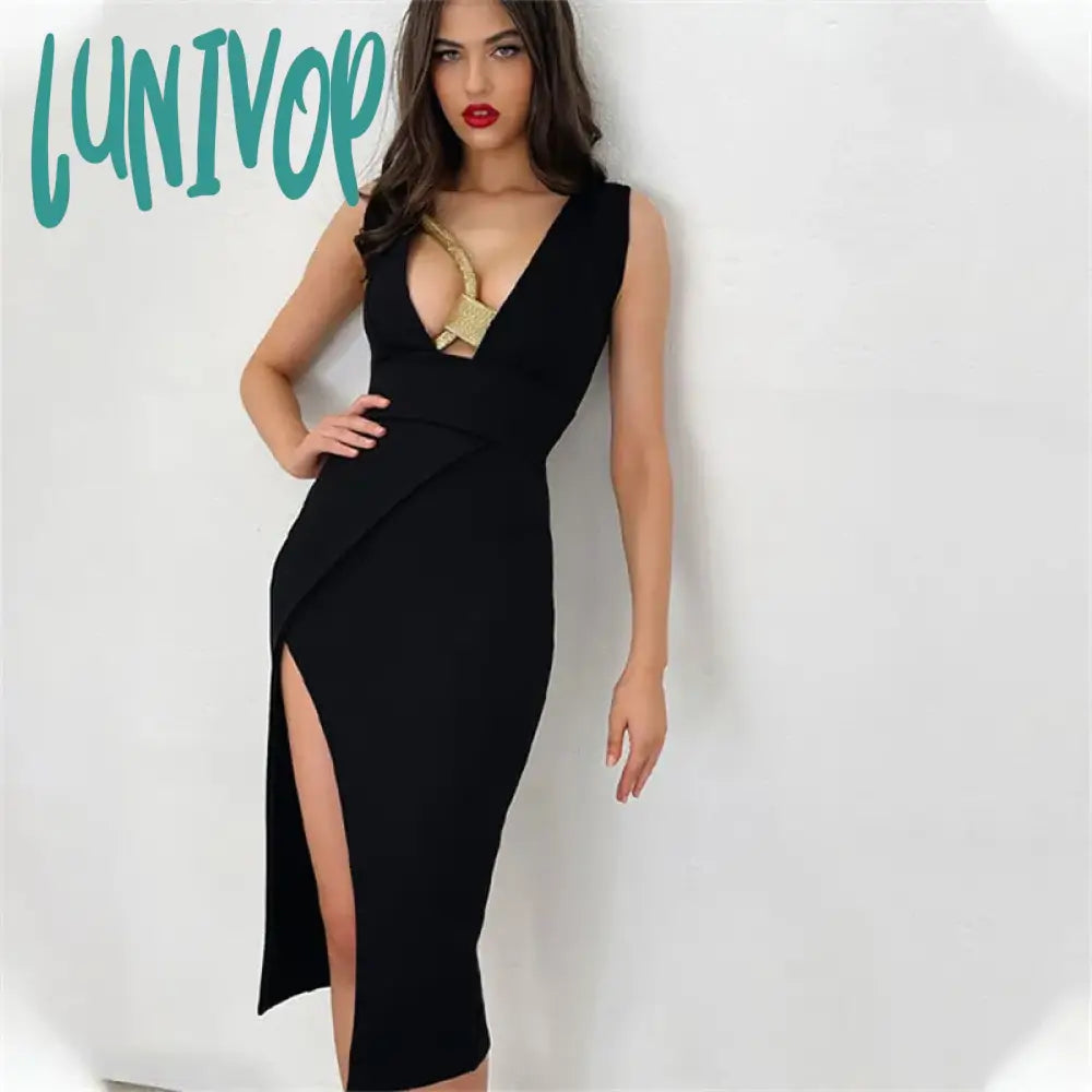 Lunivop Fashion Sexy Bodycon Midi Bandage Dress Vestidos Para Mujer Femininos Elegante Birthday Party Night Prom Summer Women Clothing Lunivop Fashion Sexy Bodycon Midi Bandage Dress Vestidos Para Mujer Femininos Elegante Birthday Party Night Prom Summer Women Clothing