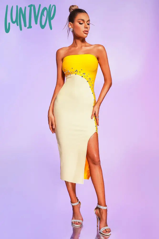 Lunivop New Sexy Women Sexy Off The Shoulder Beading Bodycon Bandage Dress Wedding Birthday Evening Cocktail Party Prom Vestidos Robes Lunivop New Sexy Women Sexy Off The Shoulder Beading Bodycon Bandage Dress Wedding Birthday Evening Cocktail Party Prom Vestidos Robes