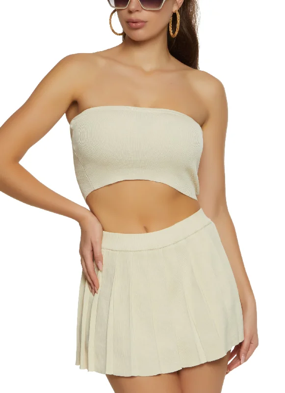 Daisy Pleated Mini Skort