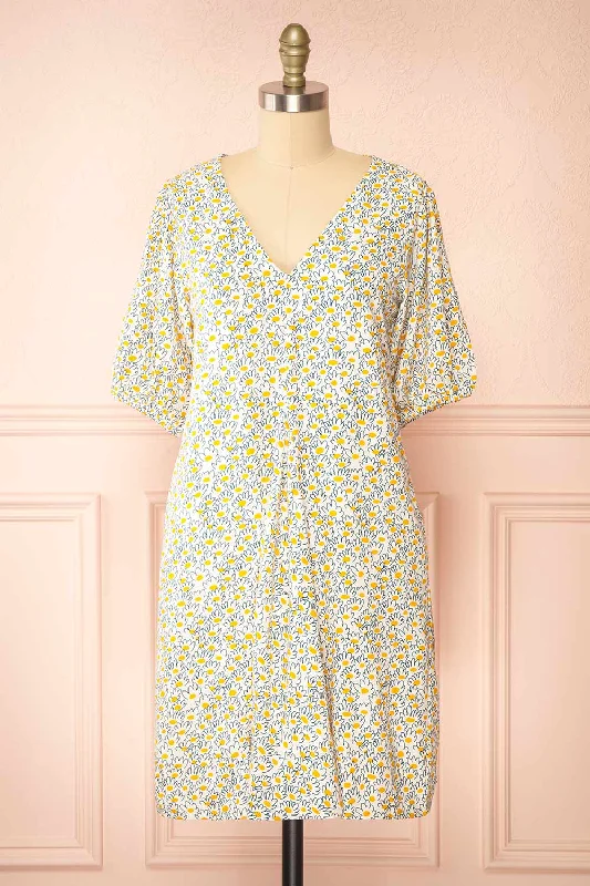 Espinosa | Short Daisy Print Tee Dress