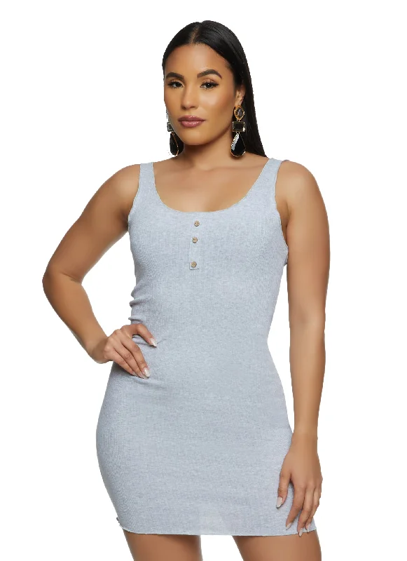Lettuce Edge Mini Tank Dress