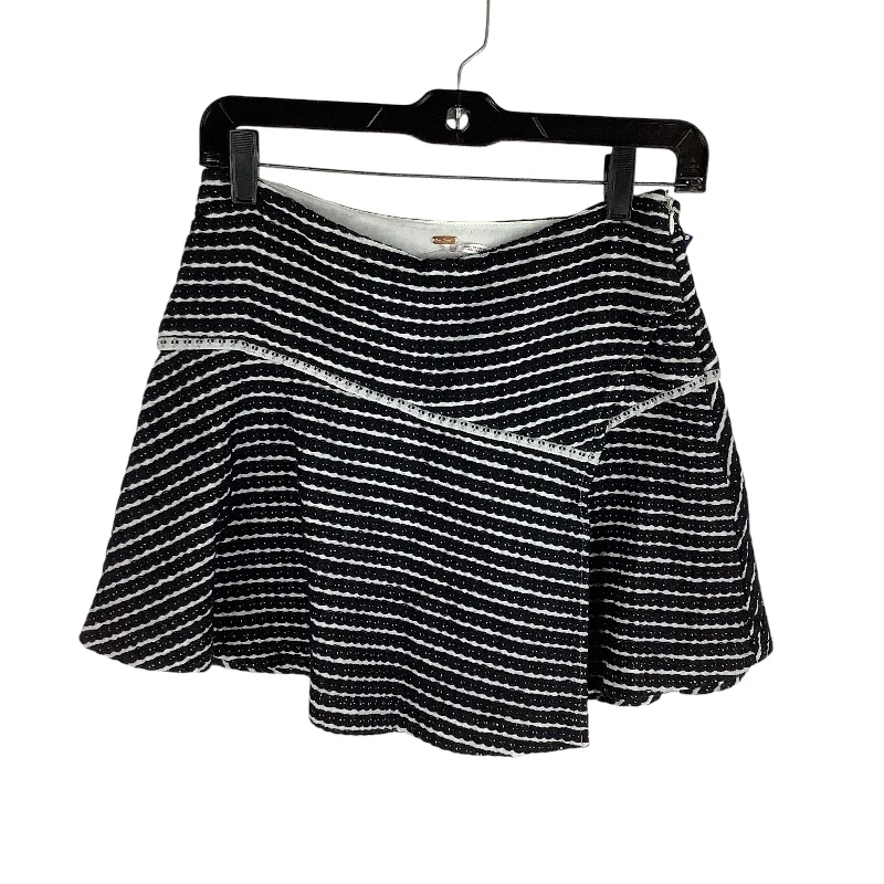 Skirt Mini & Short By Free People In Striped Pattern, Size: 0
