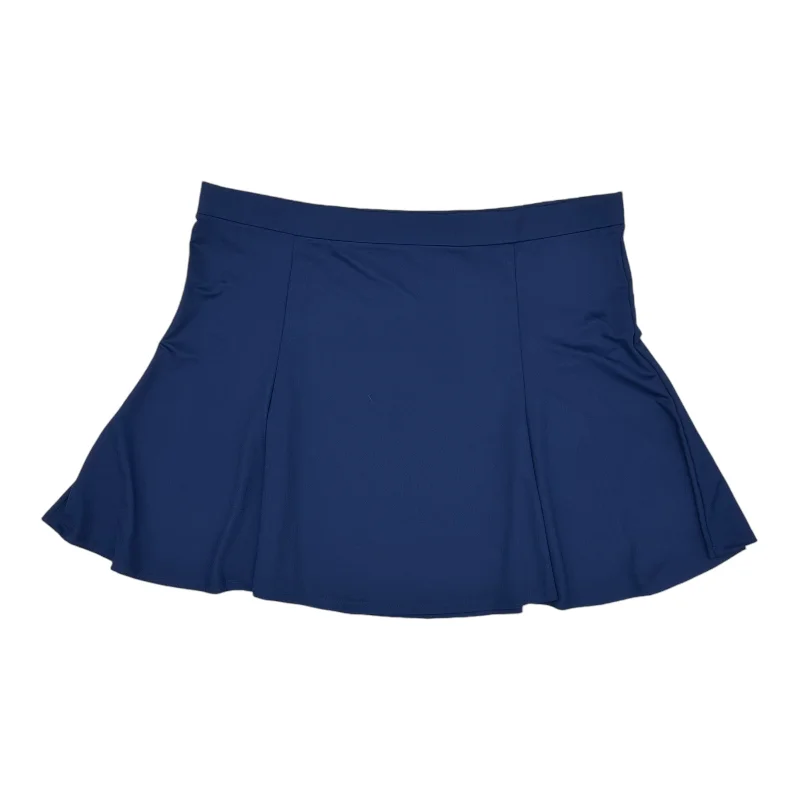 Skirt Mini & Short By Isaac Mizrahi Live Qvc In Blue, Size:3X
