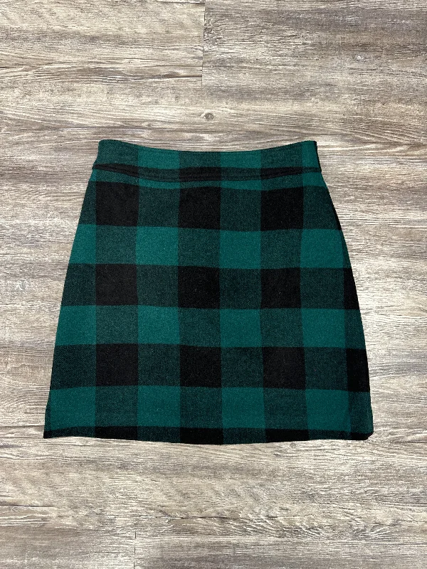 Skirt Mini & Short By J. Crew In Plaid Pattern, Size: 0