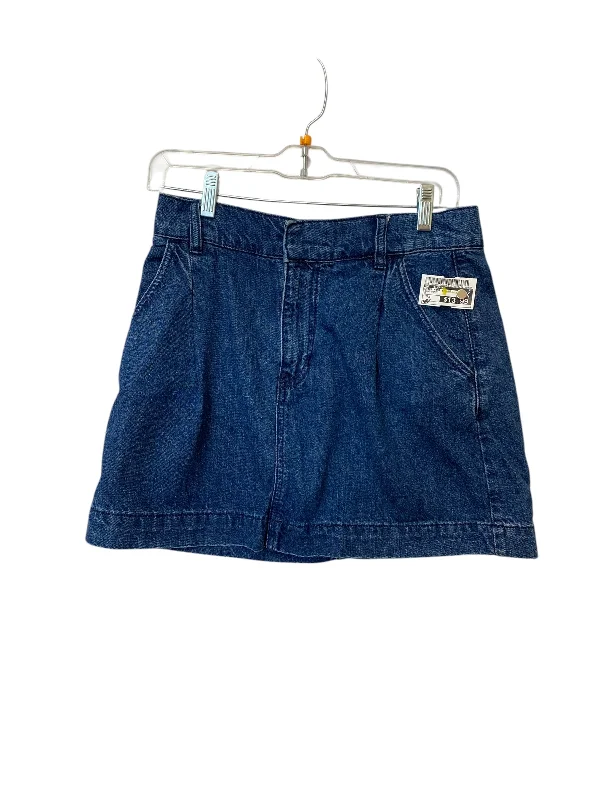 Skirt Mini & Short By We The Free In Blue Denim, Size: 8