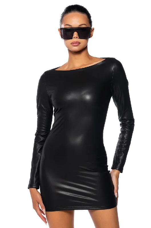 TAYLOR LONG SLEEVE MINI DRESS